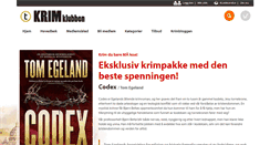 Desktop Screenshot of krimklubben.no